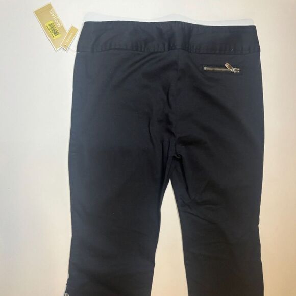 Michael Kors Black Flared Zip Jumpsuit Pants Womens Designer NWT - Picture 5 of 6